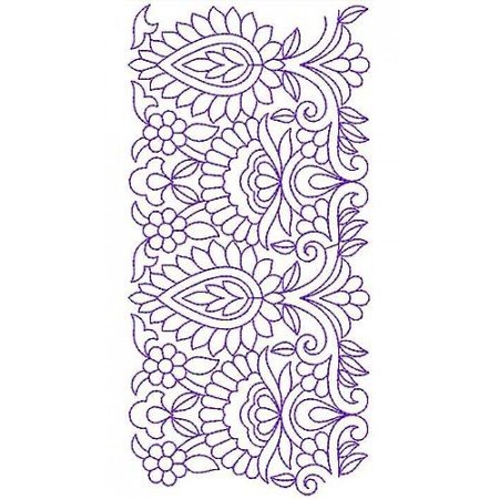 Latest Hand Lace Embroidery Design