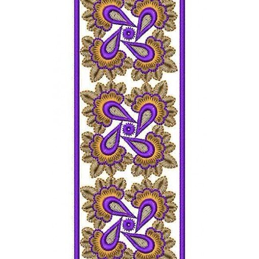 Vintage Dress Lace Embroidery Design
