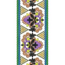 Vintage Short Dress Lace Embroidery Design