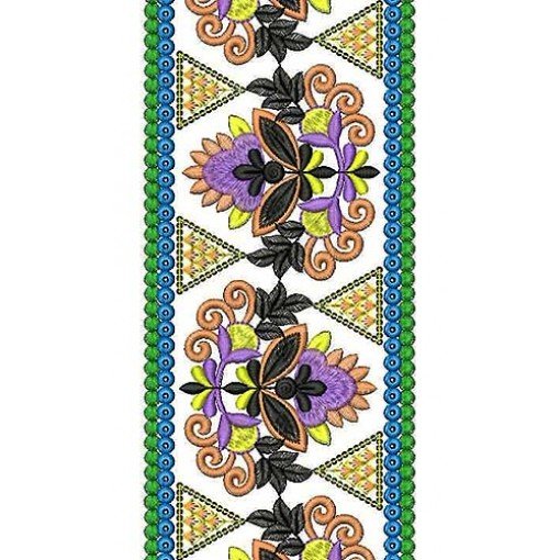 Vintage Short Dress Lace Embroidery Design