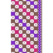 Taffeta Skirt's Lace Embroidery Design