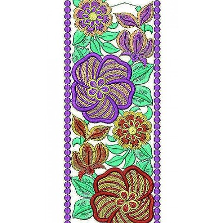 Farasha Brocade Lace Border Embroidery Design