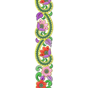 Formal Party Dress Lace Embroidery Design