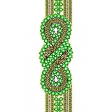 Pashtun Clothing Designer Lace Border Embroidery Design