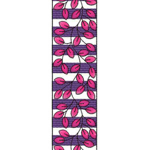 Vintage Leaf Pattern Lace Embroidery Design