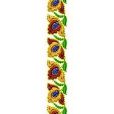 Overlay Gowns Lace Embroidery Design