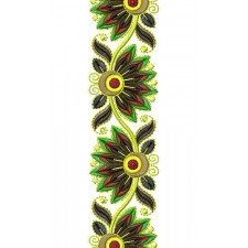 Yoke Drape Gown Lace Embroidery Design