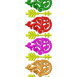 Designer Lace Fabrics Embroidery Design
