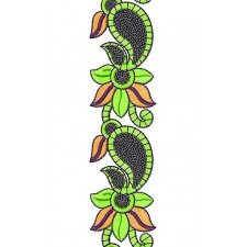 Babby Girl Frock's Lace Embroidery Design