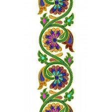 Princess Lace Flower Embroidery Design