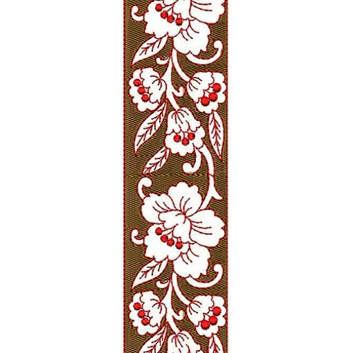 French Wedding Gown Lace Embroidery Design