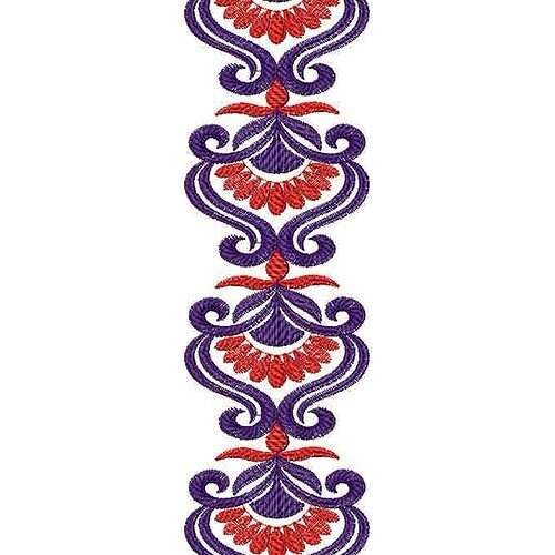 Indian Lace Embroidery Design For Suit