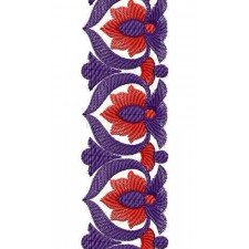Indian Fashion Embroidery Lace Design