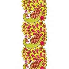 Peacock Art Lace Embroidery Design