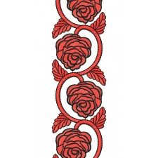 Designer Lace Fabric Embroidery Design