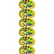 Traditional Gujarati Lace Embroidery Design