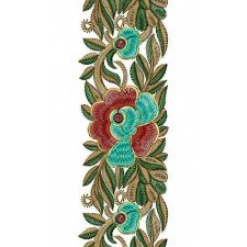 Silk Chantilly Lace Fabric Embroidery Design