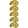 Sequins Paisly Pattern Lace Embroidery Design