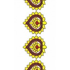 Modern Sequins Lace Embroidery Design