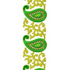 Pakistani Fashion Lace Embroidery Design