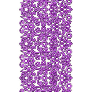 Pakistani Fabric Lace Embroidery Design