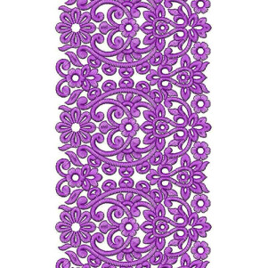 Pakistani Fabric Lace Embroidery Design