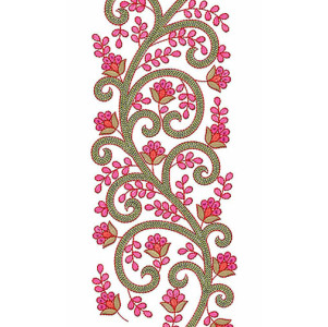 French Lace Embroidery Design