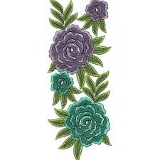 Beautiful Roses Embroidery Lace 6442