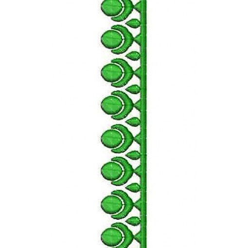 Collegian Girl's Lace Embroidery Design