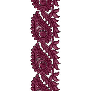 Catalog Dress Designer Lace Border Embroidery Design