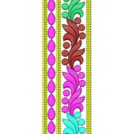 Pakistani Clothing Lace Embroidery Design