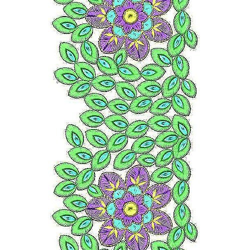 Lace Top Flat Embroidery Design