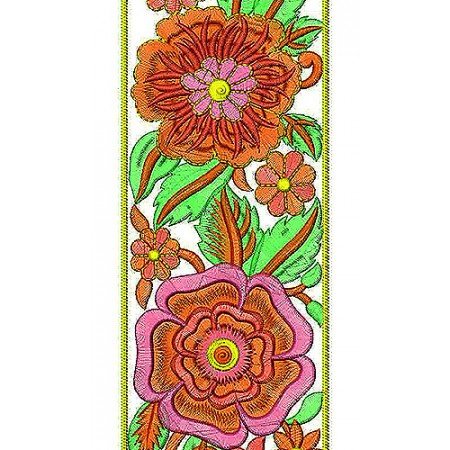 Saree Border Embroidery Design