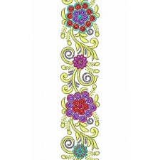 Saree Border Embroidery Design 678 Saree Border Embroidery Design 678