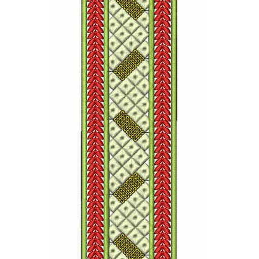 Asian Clothing Lace Embroidery Design