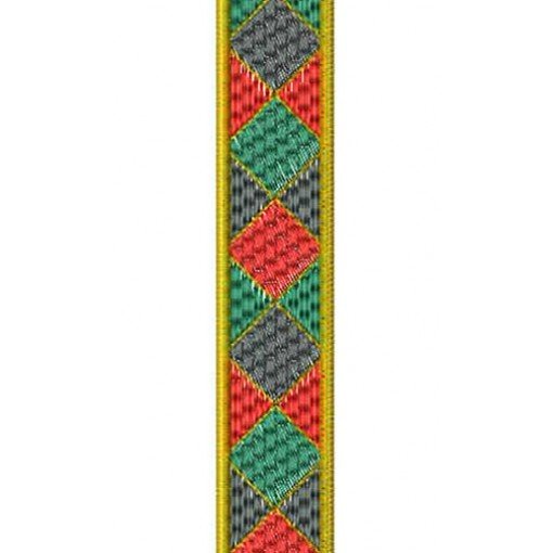 Maxi Skirt's Lace Embroidery Design