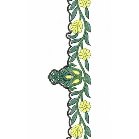Vintage Belt Flower Lace Design