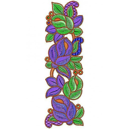 Zari Border Embroidery Designs