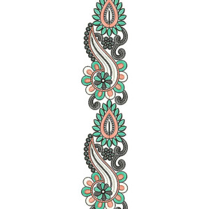 Gorgeous Ivory Lace Embroidery Design