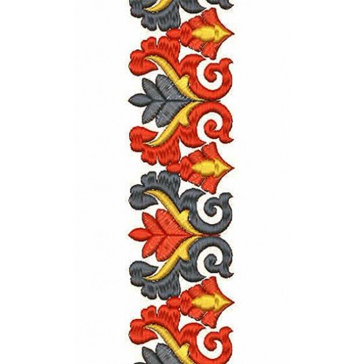 Amazing Pencil Skirt Lace Embroidery Design