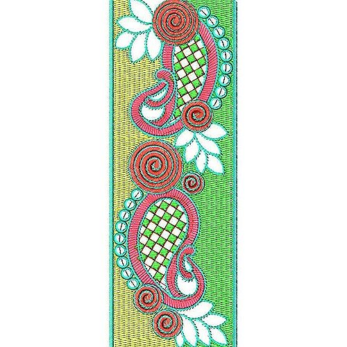 Saree Border Embroidery Designs