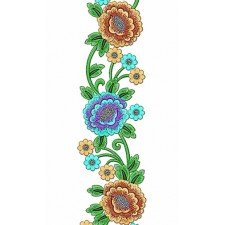 Lovely Dresses Embroidery Lace Design