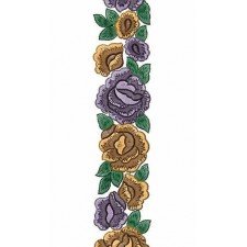 Unique Floral Lace Embroidery Design
