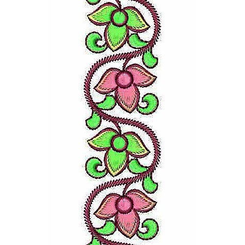 Jalabiya Border Embroidery Design