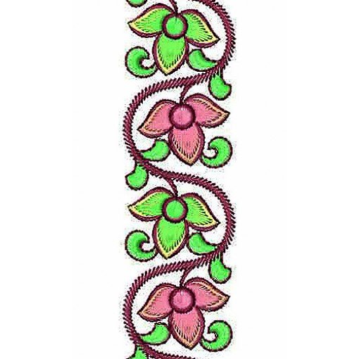 Jalabiya Border Embroidery Design