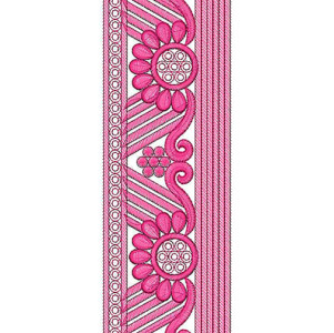 Awesome Look Lace Embroidery Design