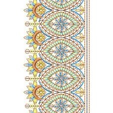 Kashmiri Stitch Scarf Lace Design