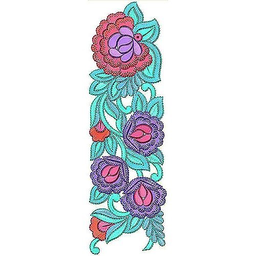 Blade Cut Rubber Fom Border Embroidery Design