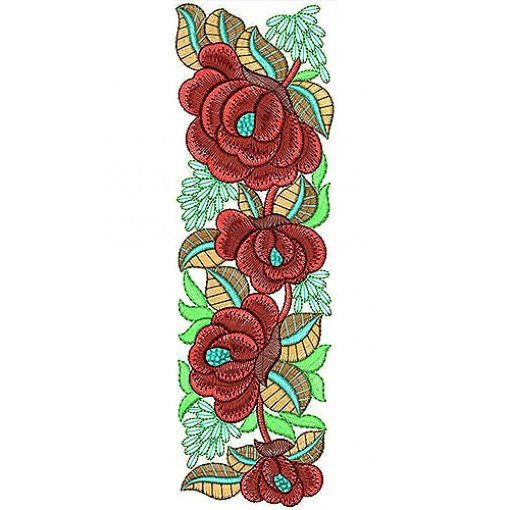 Trendy African Fashion Clothing Border Embroidery Design