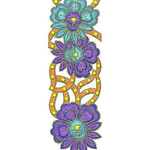 Farasha Border Embroidery Design